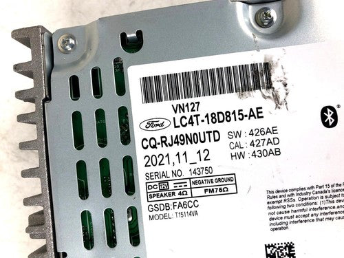 Brand New Ford LC4T-18D815-AE Bluetooth Model T15114VA