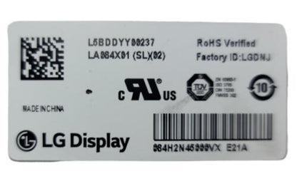 LA084X01-SL02 17-22 8.4" Uconnect 4C UAQ LG LCD Touch Dodge Screen Rad