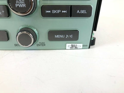 2011 HONDA PILOT XM RADIO 6 CD DISC CHANGER STEREO PLAYER AUX HEAD UNI