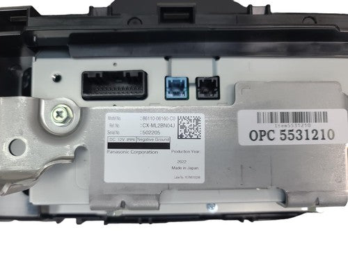 2022 Lexus ES300H Navigation Multimedia Video Display Unit 86110-06160
