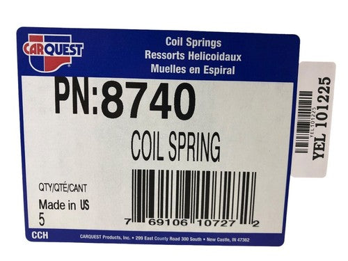 Carquest 8740 Front Coil Spring Set fits 1993 Ford Pro