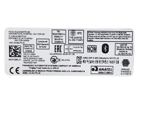 Genuine Mopar NAV Multimedia for 2021 Dodge and Ram 68472364AI WITHOUT