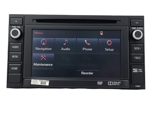 2015-18 Genuine Toyota Tundra Sub-Assy Nav Assembly, Radio & Display 8
