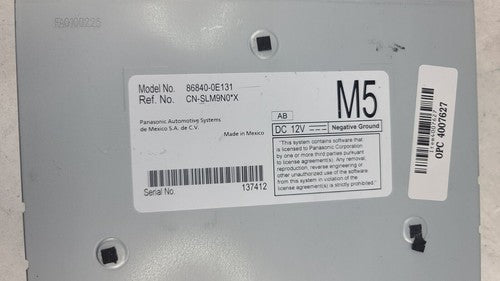 2020-21 Lexus ES250 ES350 RX350 RX450 Computer Assembly Navigation 086