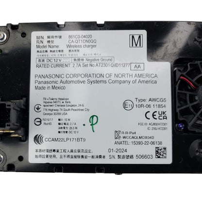 2023 LEXUS OEM WIRELESS CHARGING MODULE OEM 861C0-04020