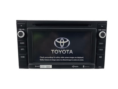 2016 - 2019 TOYOTA TACOMA STEREO RECEIVER HEAD UNIT FACEPLATE RADIO 86