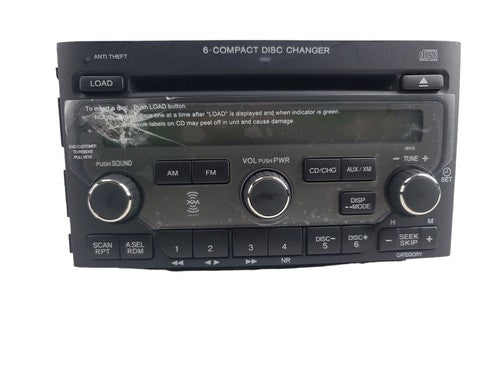 2008 Honda Pilot 39100-STW-A110 Factory Radio 6 Compact Disc Changer F