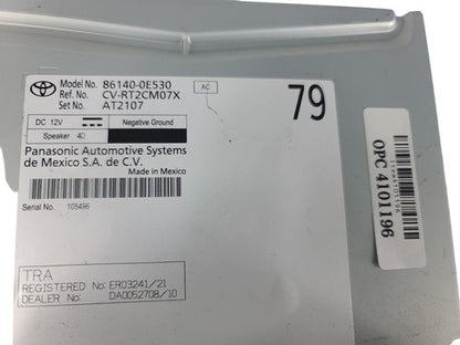 NEW 20 21 22 TOYOTA Highlander DISPLAY SCREEN RADIO TOUCH-SCREEN 86140