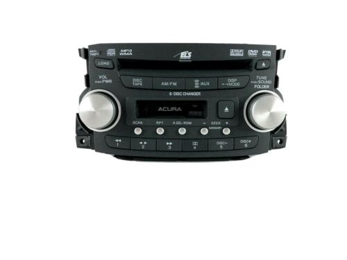 07-08 ACURA TL Radio Stereo 6 Disc Changer MP3 CD DVD Player 1TB4 3910