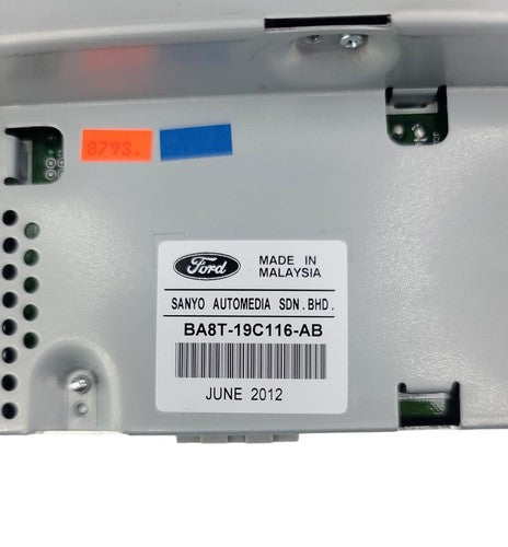 2011-2012 Ford Flex Radio Information Display Screen Model Number BA8T