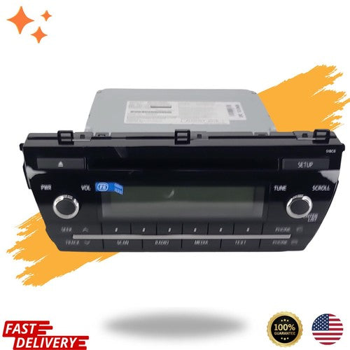 2014-16 Toyota Corolla CD Player AM FM XM Radio Receiver 86120-02F60 O