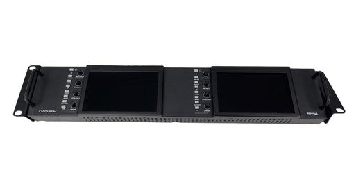 NEW Postium PRM-502LE Dual 5″ 2RU LCD Rack Monitor