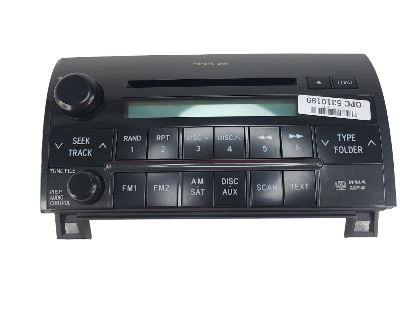 TOYOTA Tundra Sequoia Satellite Radio 6 Disc Changer MP3 CD Player AD1806 OEM