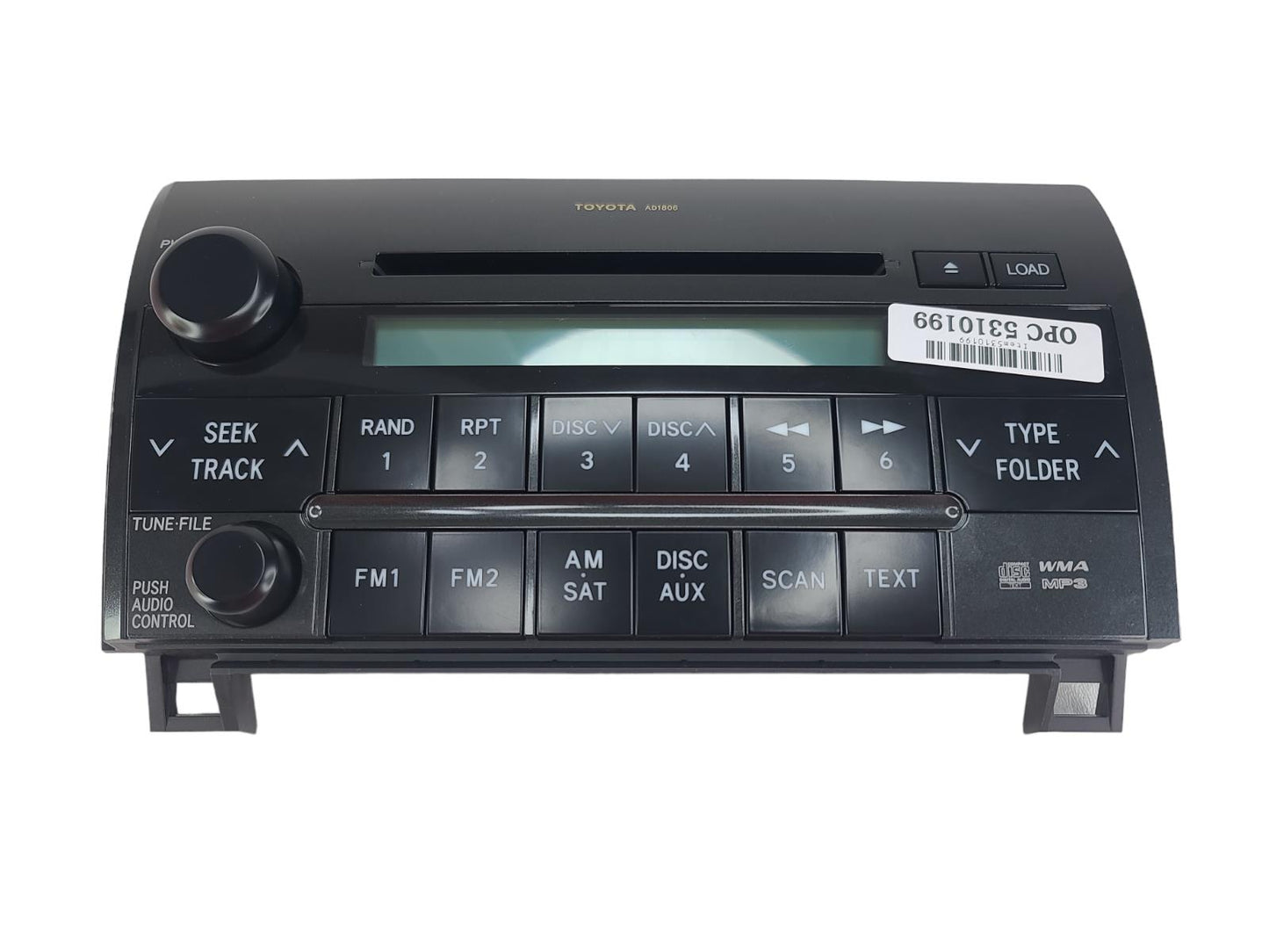 TOYOTA Tundra Sequoia Satellite Radio 6 Disc Changer MP3 CD Player AD1806 OEM