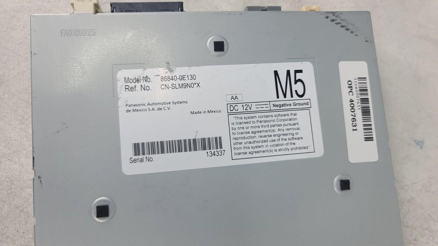 2019-2021 LEXUS ES300H NAVIGATION COMPUTER CONTROL MODULE 86840-0E130