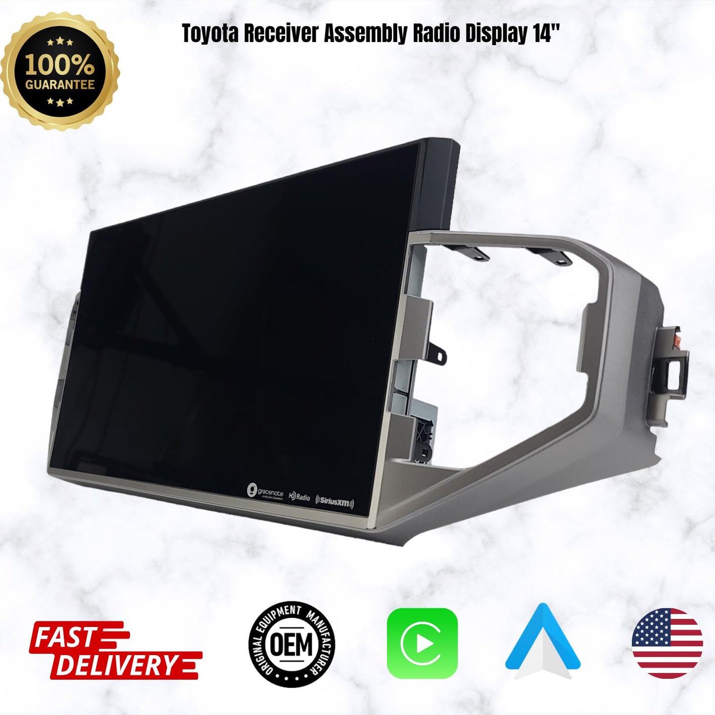 2022-2023 Toyota TUNDRA OEM Radio Navigation Display Screen  86100-0C361, Fits 2022-2023 w/CarPlay Android Auto NON-JBL