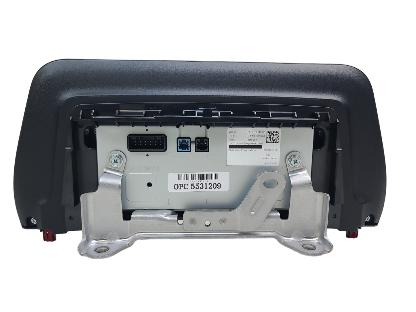 2020-2022 Lexus RX 350/450h MULTI-DISPLAY ASSEMBLY 86110-0E040-C0 Blac