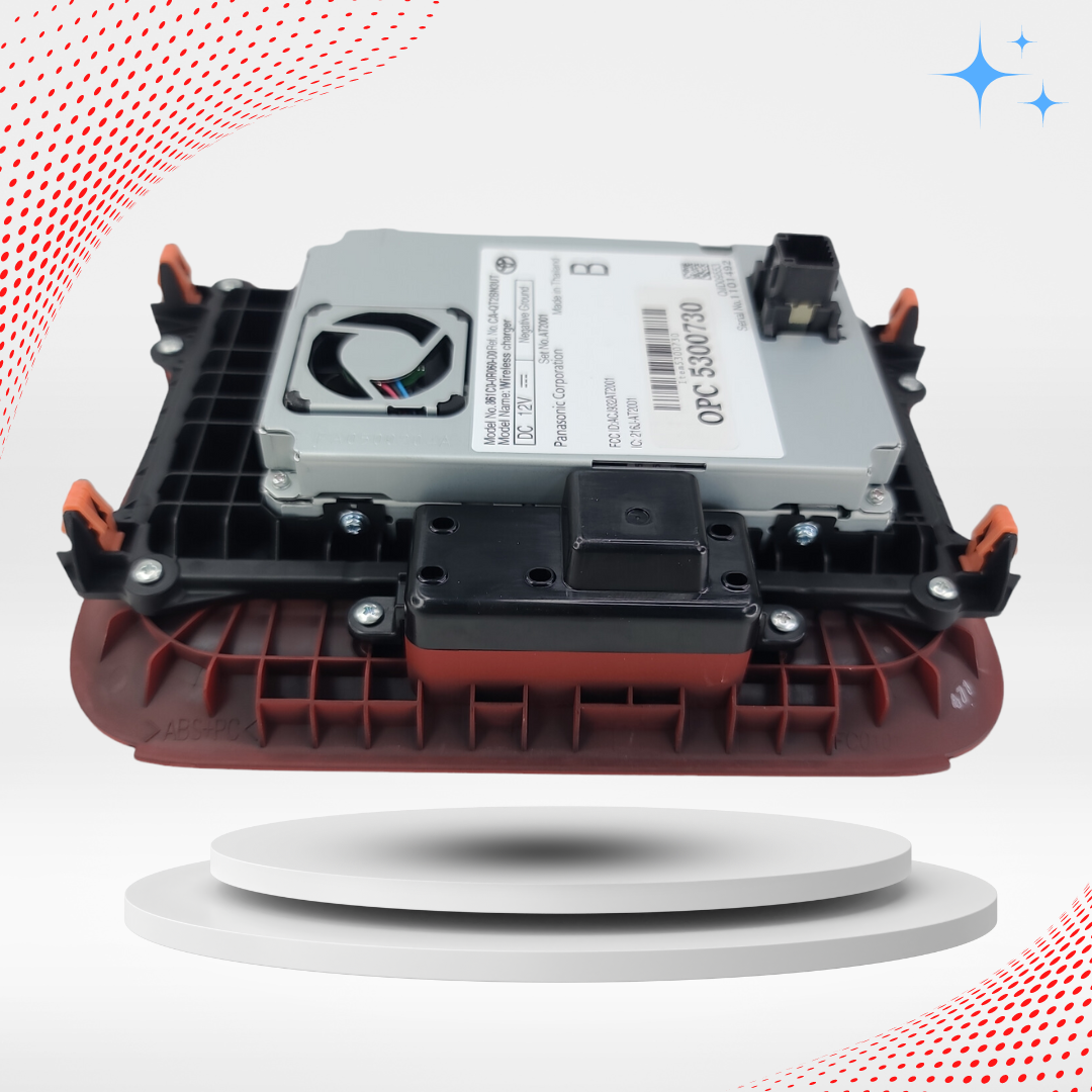 2021-2022 Toyota RAV4 861C0-0R060-D0 Red Wireless Charger Cradle Assy