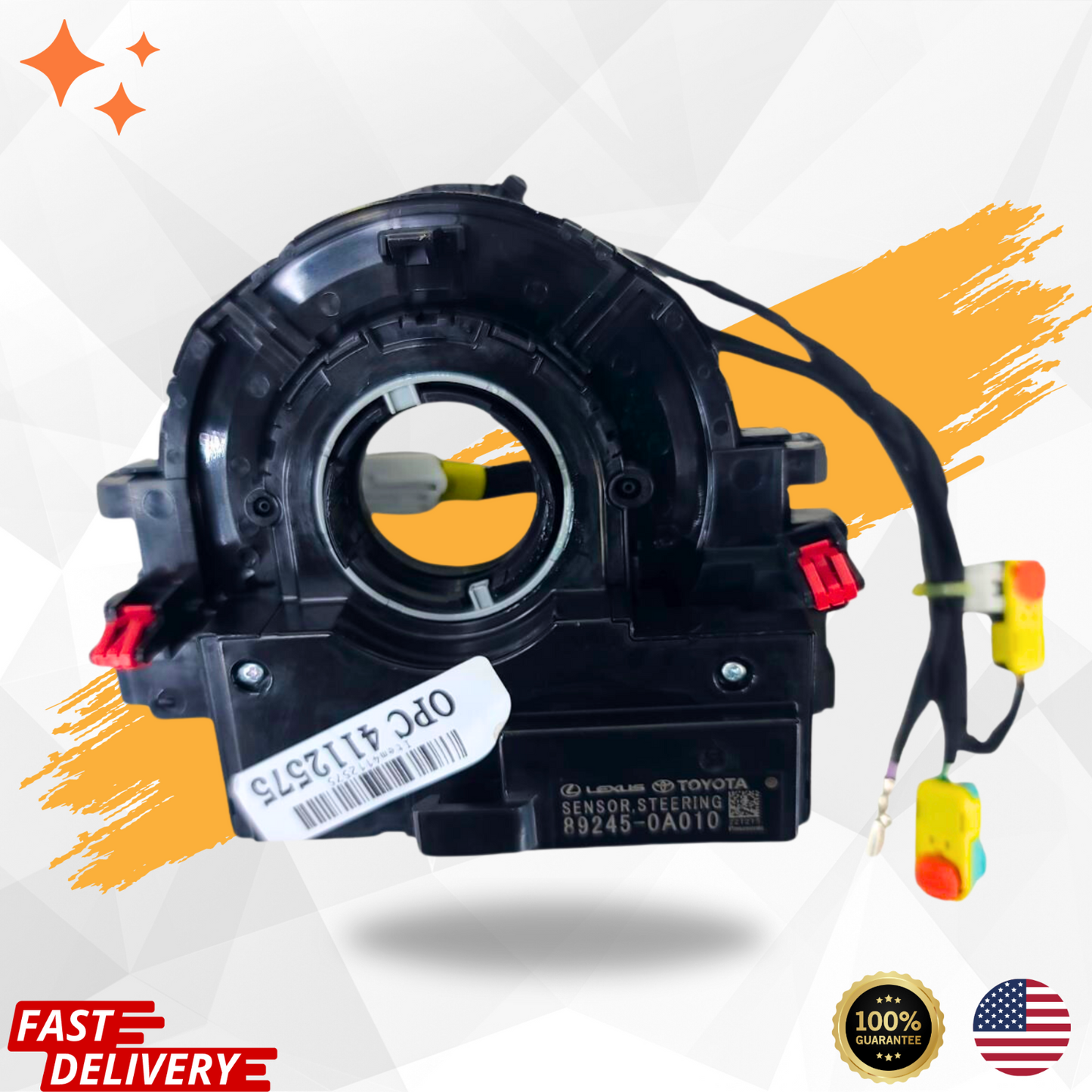 2022 Toyota Tundra 4WD SR Switch Steering Clock Spring 89245-0A010