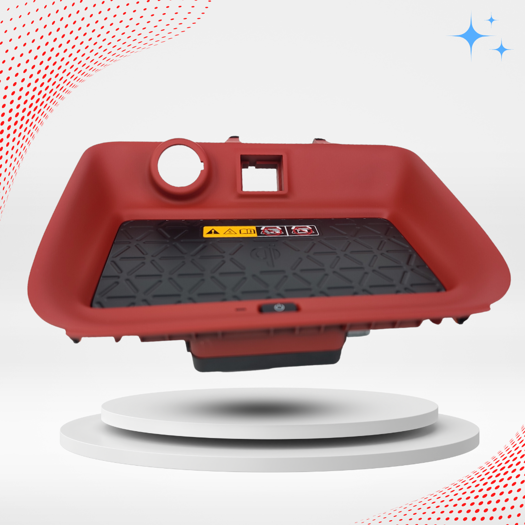 2021-2022 Toyota RAV4 861C0-0R060-D0 Red Wireless Charger Cradle Assy