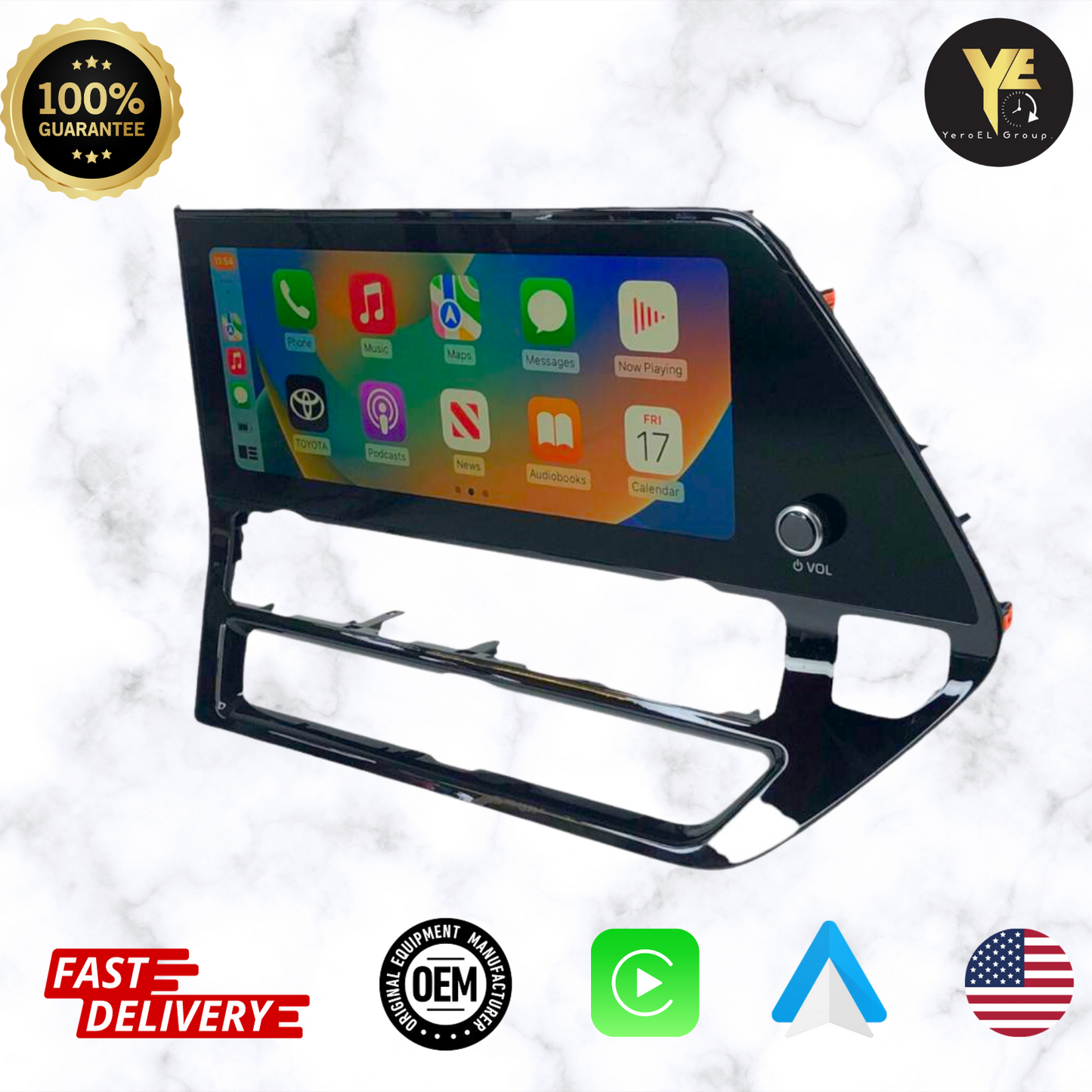 Toyota Highlander Radio 86140-0E460 Fit 2023 W/wireless Carplay and An