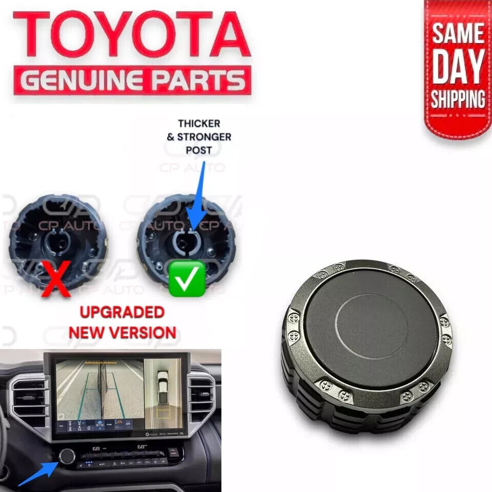 22-24 TOYOTA TUNDRA, SEQUOIA DISPLAY POWER VOLUME KNOB OEM NEW UP GRAD