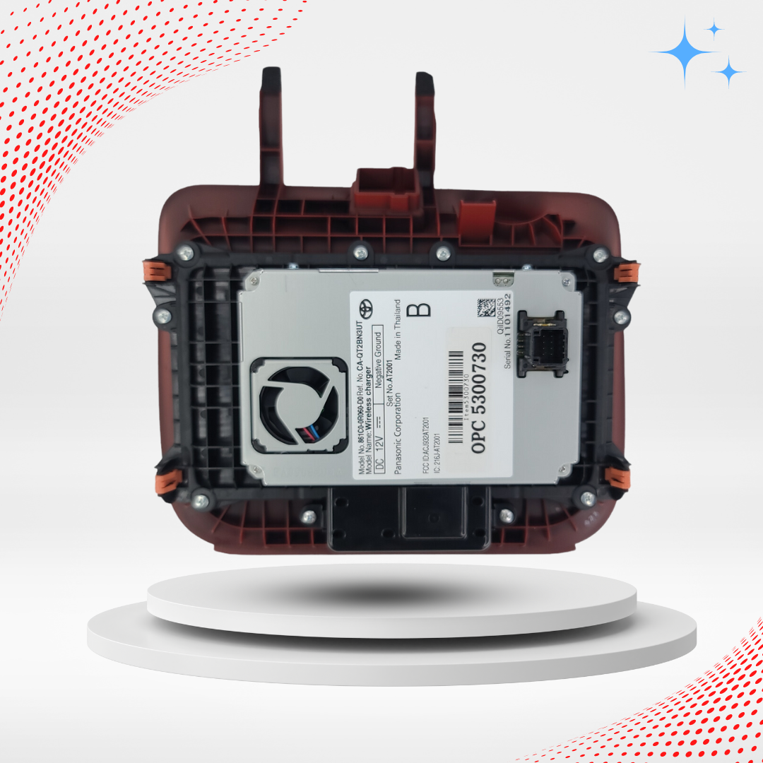 2021-2022 Toyota RAV4 861C0-0R060-D0 Red Wireless Charger Cradle Assy