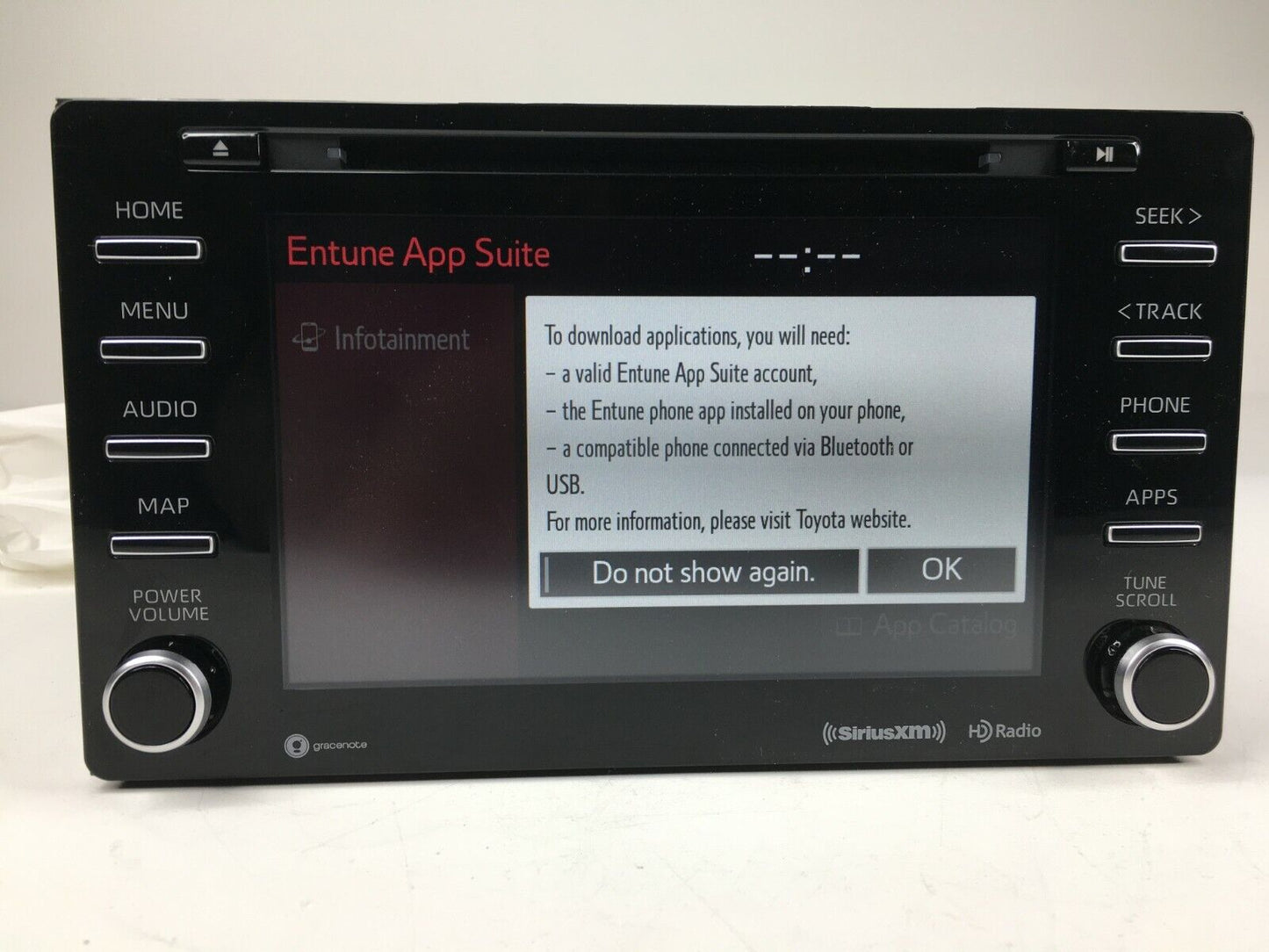 2019 - 2020 Genuine Toyota Sienna XLE 6 Cyl 3.5L Display Radio 86140-08190