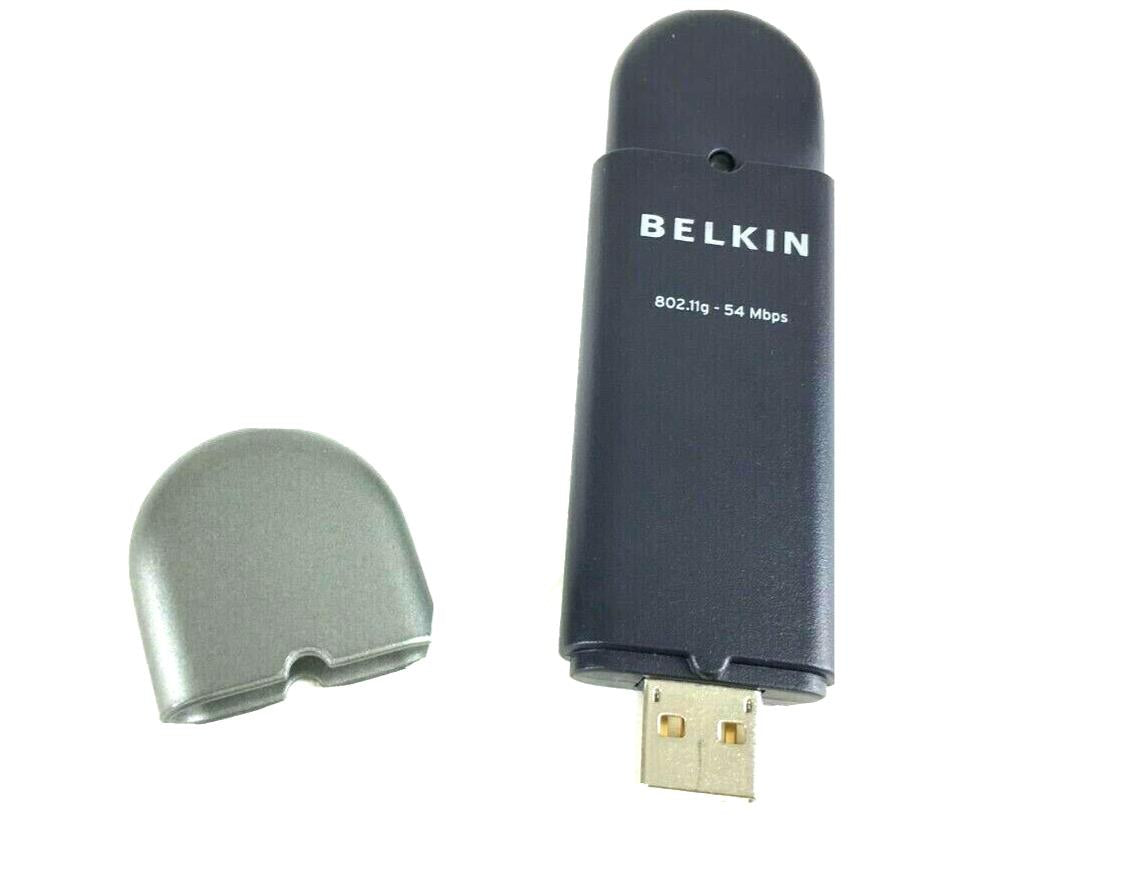 LOT OF 7 BELKIN 802.11g-54 Mbps Wireless G USB Network Adapter F5D7050-TESTED
