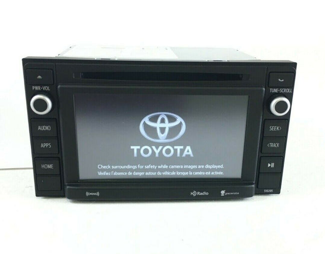 14-19 Toyota Sequoia OEM Radio CD Player 86140-0C220 510205 APPs CD AM/FM