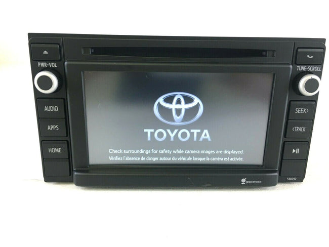 17-19 Toyota Sequoia OEM Radio CD Player 86140-0C230 510292 APPs CD AM/FM GREAT!