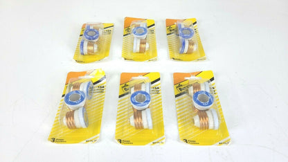 *LOT OF 6* Bussman BP/TL-15 15 Amp Time Delay Plug Fuses 3 Count