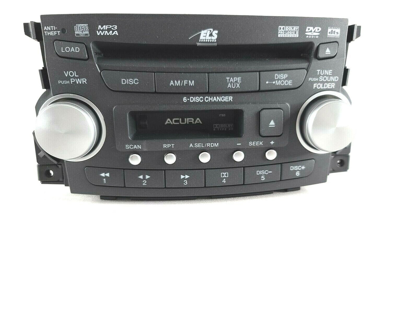 2004- 2006 Acura TL CD Radio 6 DISC CHANGER 39100-SEP-A100 anti theft code