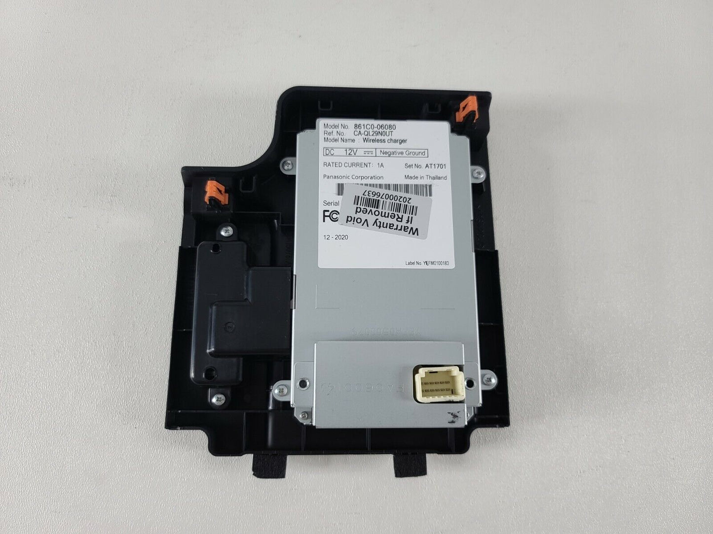 2019 - 2020 Lexus WIRELESS Mobile Phone Battery CHARGING PAD 861C0-06080