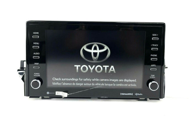 2020 Toyota Receiver Assembly JBL Radio OEM 86140-06E10 w/ deep screen scratches