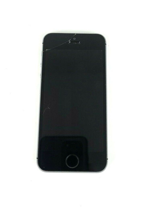 Apple iPhone 5s - 16GB - Space Gray at&t (locked) A1533. Cracked screen FOR PART