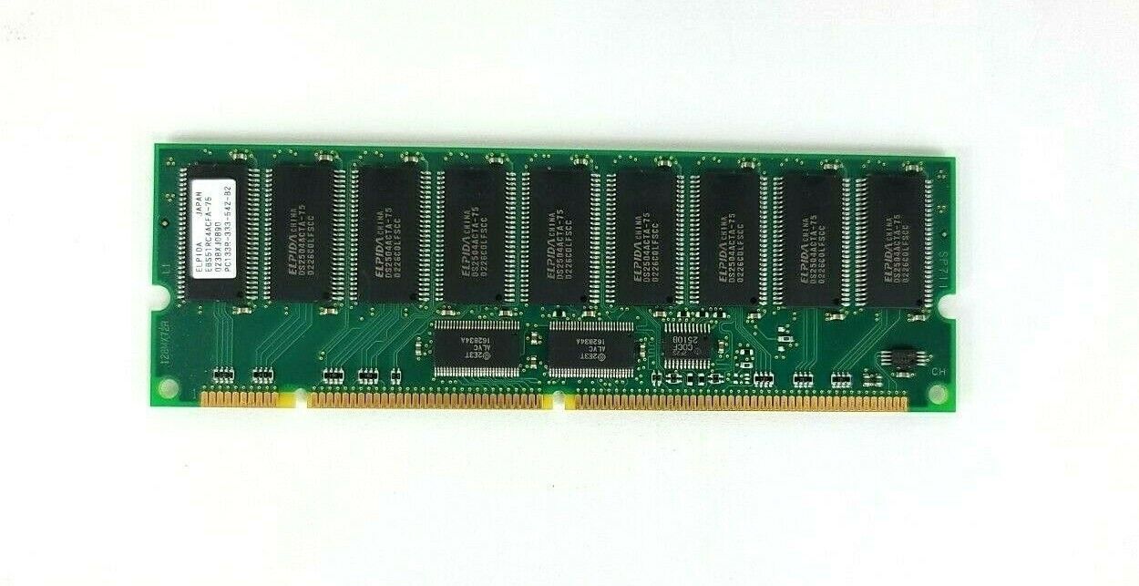 ELPIDA PC133R-333-542-B2 SDRAM  512MB, SYNC, 133MHz,