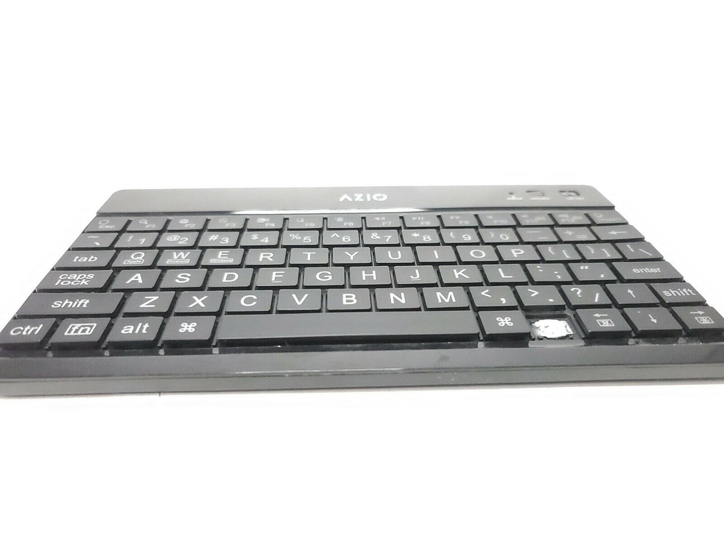 Azio Slim LED Backlit Bluetooth Mini Keyboard Model KB335 - For Parts Only