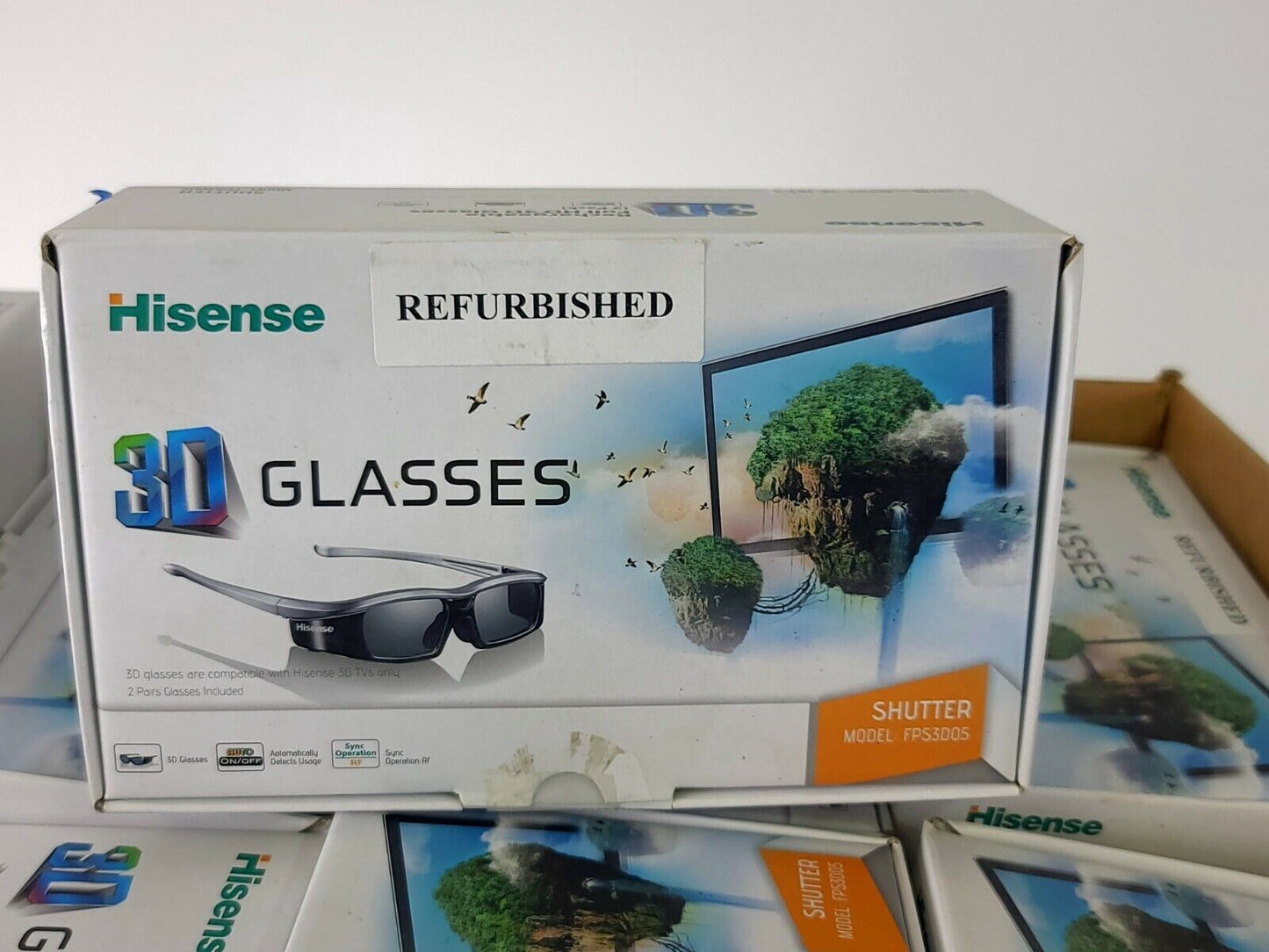 Hisense 3D rechargeable Full HD 3D Glasses FPS3D05 (Two Glasses in one box)