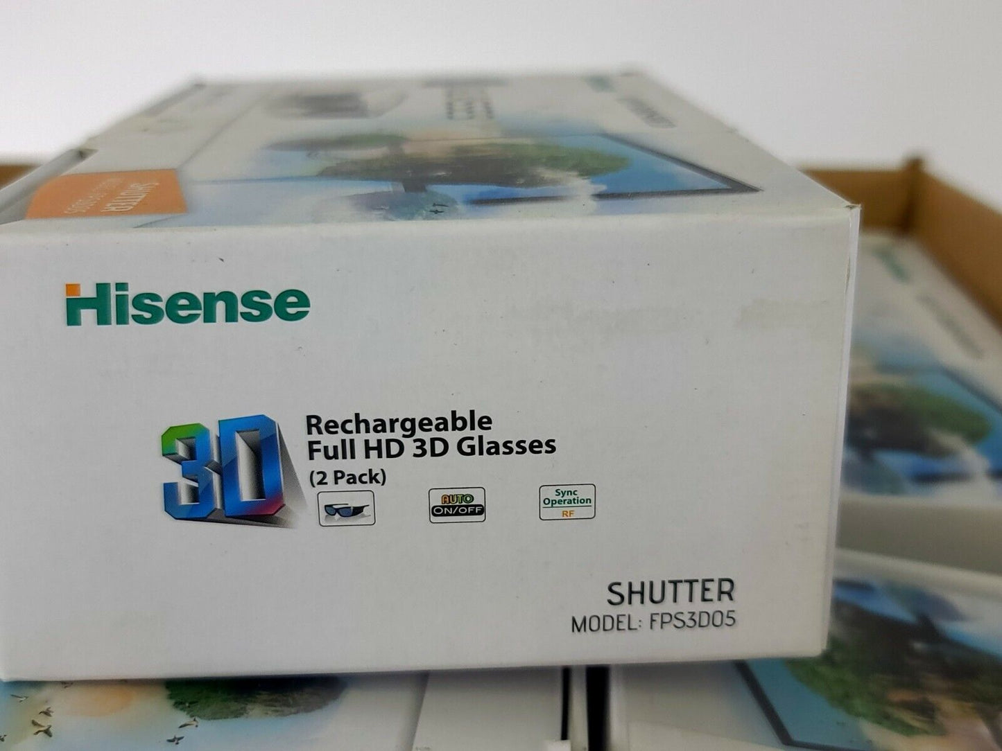 Hisense 3D rechargeable Full HD 3D Glasses FPS3D05 (Two Glasses in one box)