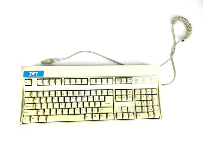 Vintage Key Tronic E03601D1 5VDC 500mA Wired Beige Keyboard