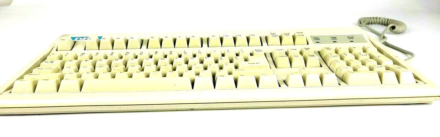 Vintage Key Tronic E03601D1 5VDC 500mA Wired Beige Keyboard