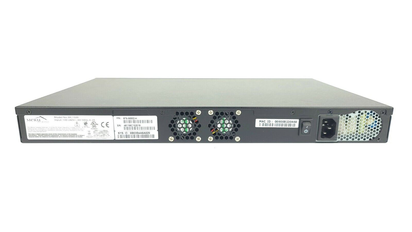 Meru Networks MC1500 Wireless LAN Controller Access Point Controller 876-50002-C