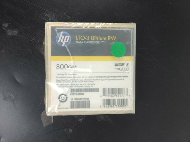 LTO-3 Ultrium RW 800GB Data Cartridge Data Tape C7973A