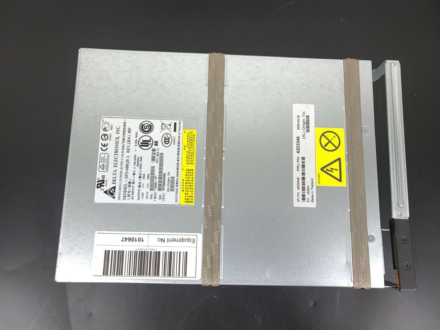 Delta DPS-600QB A Switching Power Supply 600W 15240-12 IBM 42D3345 42D3346