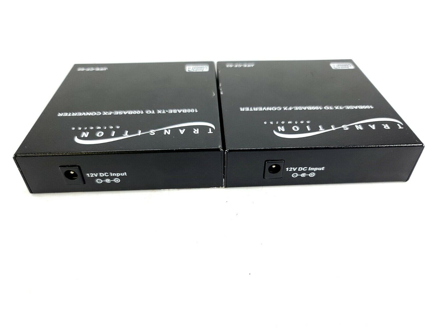 Lot of 2 TRENDnet 10/100Base-TX to 100Base-FX Single Mode Fiber Converter(30 km)