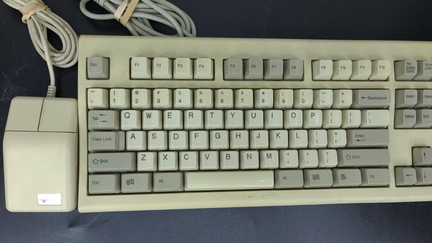 MOUSE SYSTEM 104 KEYS COMPUTER KEYBOARD MODEL #KWD-203