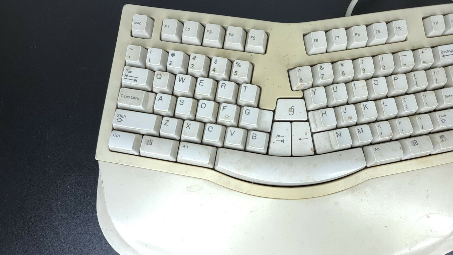 Vintage Mouse Systems SK-6000 404264-001 Ergonomic Natural Computer Keyboard PS2