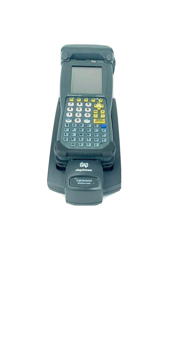 Posten DAP Microflex WinCE CE5240 Handheld w/ CE5000 Ethernet Dapbase Cradle