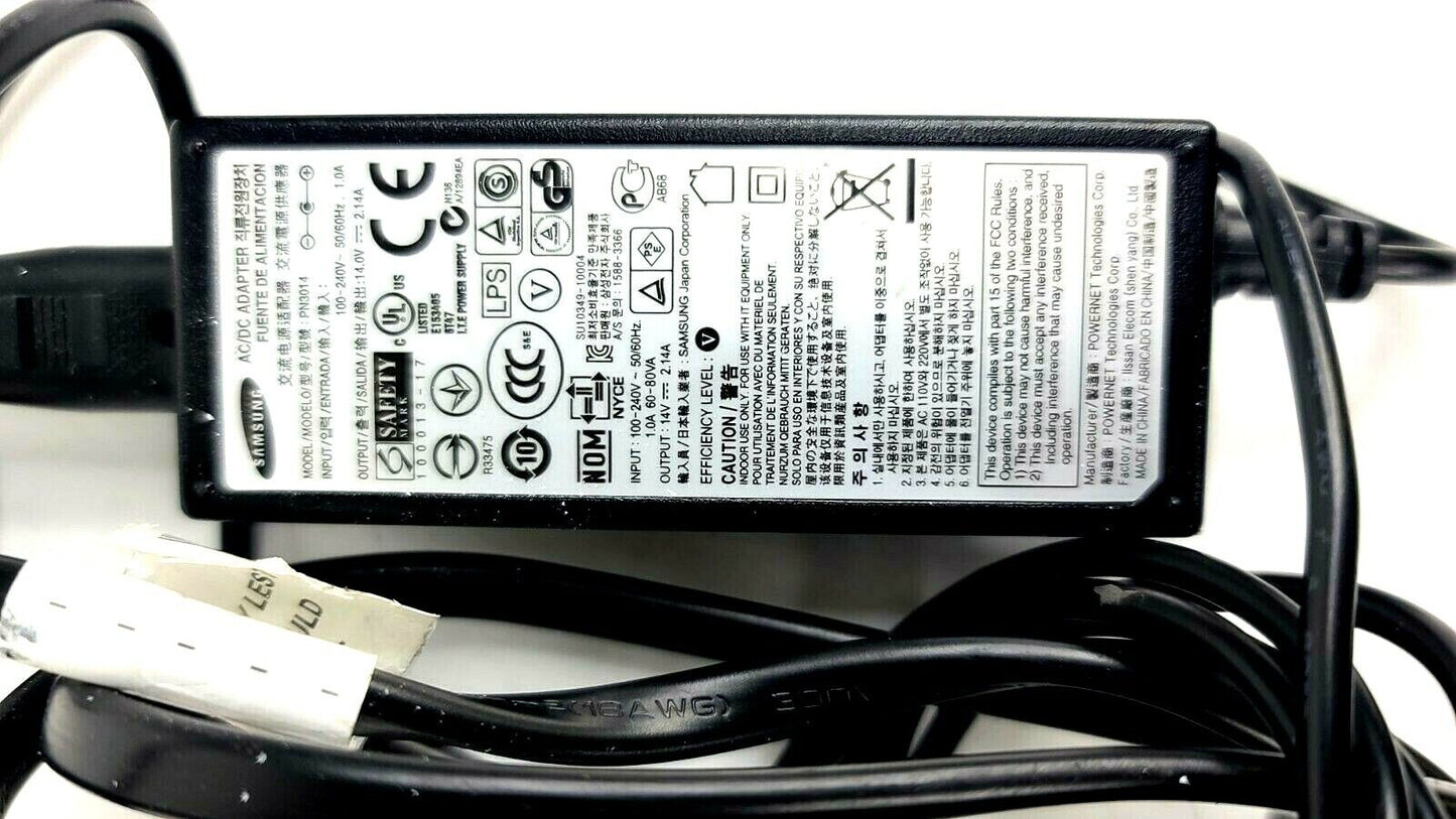 Genuine OEM SAMSUNG PN3014 AC/DC Power Adapter  14V 2.14A